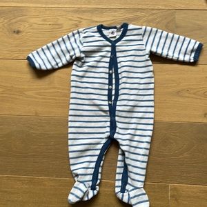 Soft petit bateau footie pjs 9 months